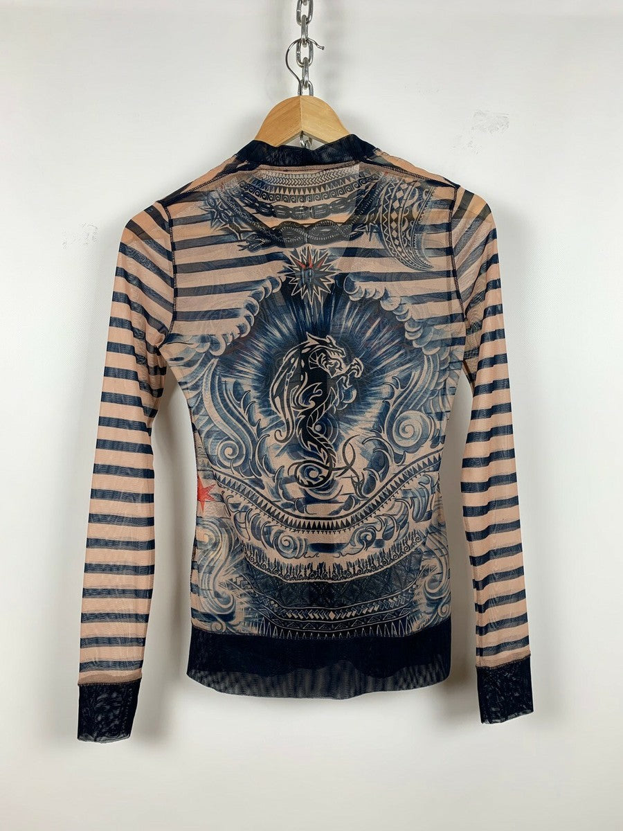 Jean Paul Gaultier x Lindex FW 24 Tattoo Mesh